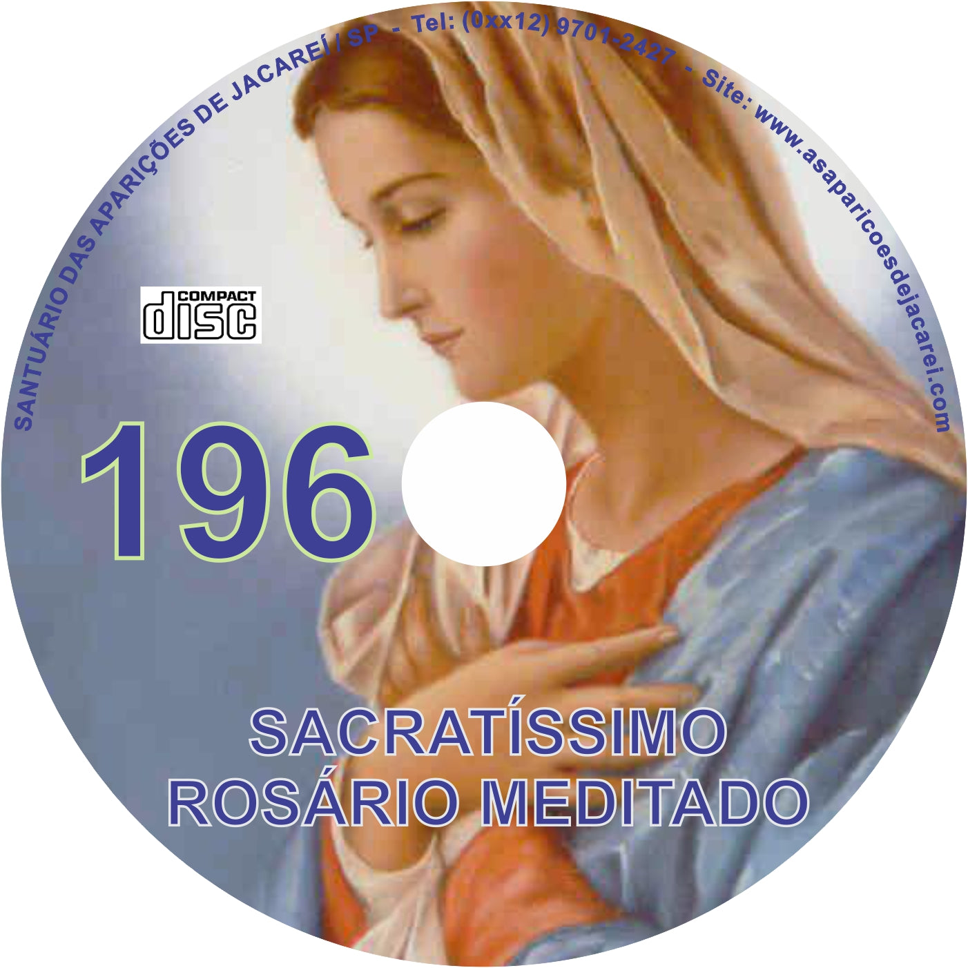 Cd Rosário Meditado 196 Cd Rosário Meditado 196